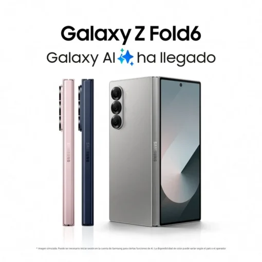 Samsung Galaxy Z Fold6 256GB Smartphone Plegable con IA Azul Oscuro - Imagen 6