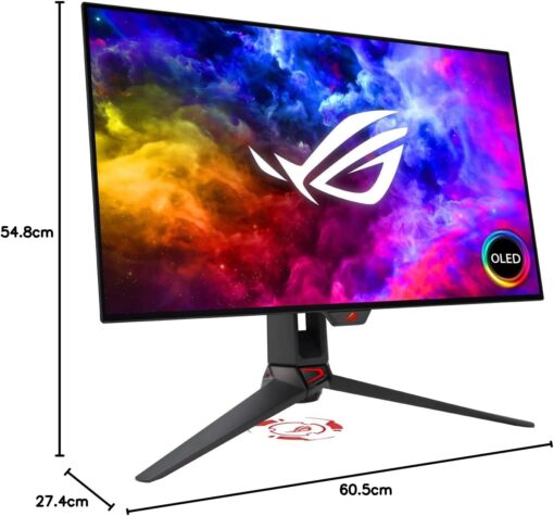 Monitor ASUS ROG Swift PG27AQDM 26.5" OLED QHD 240Hz G-Sync - Imagen 4