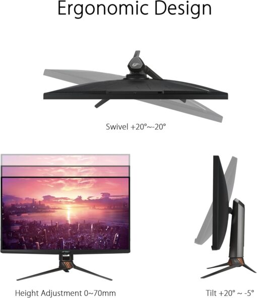 Asus Rog Swift PG32UQX 32" LED IPS UltraHD 4K 144Hz G-Sync Ultimate - Imagen 8