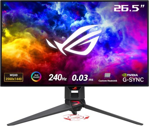 Monitor ASUS ROG Swift PG27AQDM 26.5" OLED QHD 240Hz G-Sync