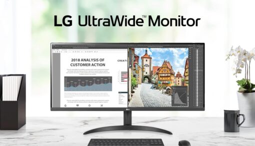 LG 34WP500-B 34" LED IPS UltraWide FullHD 75Hz FreeSync - Imagen 4