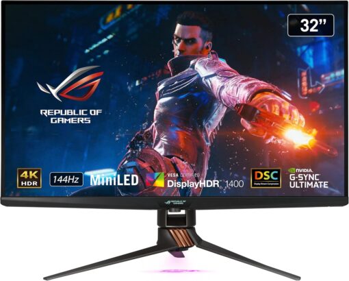 Asus Rog Swift PG32UQX 32" LED IPS UltraHD 4K 144Hz G-Sync Ultimate - Imagen 2