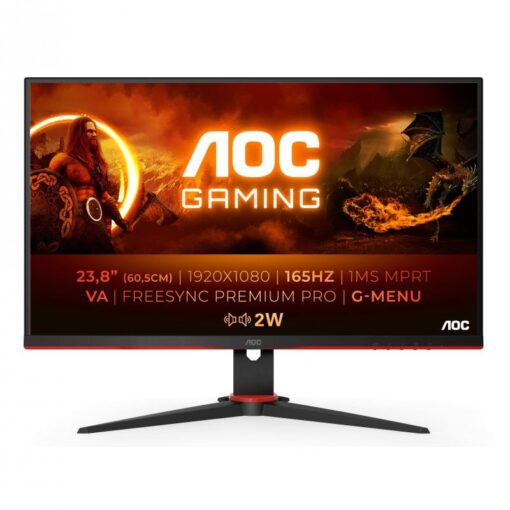 Monitor AOC Gaming 24G2SAE/BK 23.8" VA FHD 165Hz FreeSync