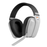 Krom Kanji Auriculares Inalámbrico y alámbrico Diadema Juego USB Tipo C Bluetooth Blanco
