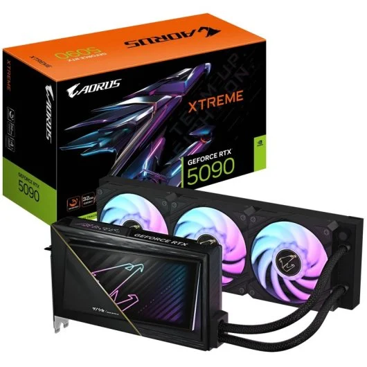 AORUS 5090 XTREME WATERFORCE 32GB GDDR7 Reflex 2 RTX AI DLSS4 Gigabyte GeForce RTX