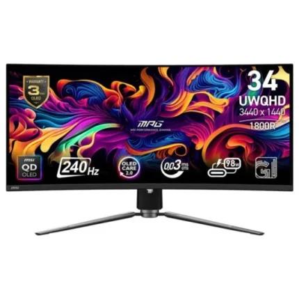 MSI MPG 341CQPX QD-OLED 34" QD-OLED UltraWide QHD 240Hz Curva USB-C