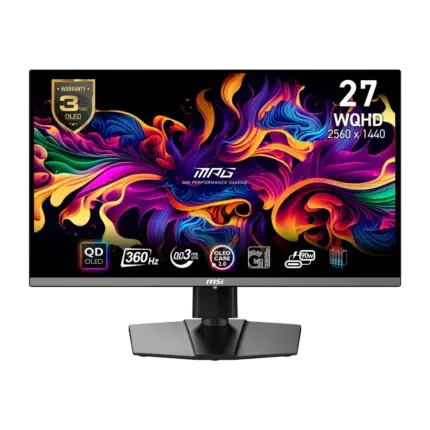 MSI MPG 271QRX QD-OLED 26.5" QD-OLED WQHD 360Hz FreeSync Premium Pro USB-C