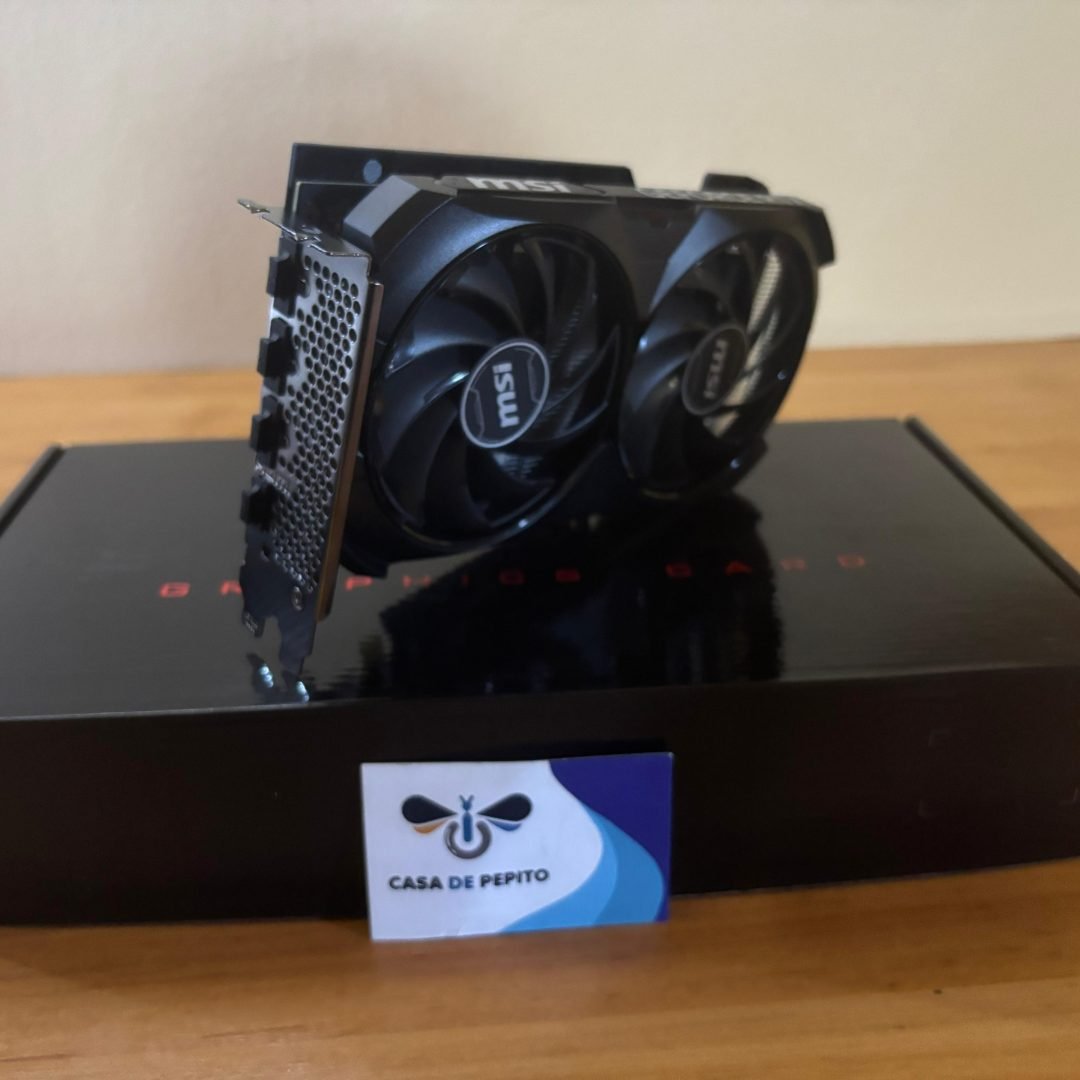 MSI 4060Ti 8G VENTUS 2X BLACK E1 OC 8GB GDDR6 DLSS3 VGA NVIDIA RTX