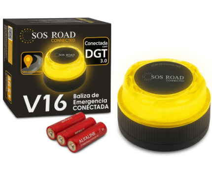 SOS ROAD Baliza v16 Conectada DP-EL2024-C1