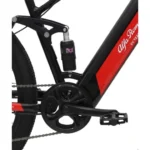 Bicicleta Eléctrica Alfa Romeo Racing Full 29 Negro Rojo - Imagen 3