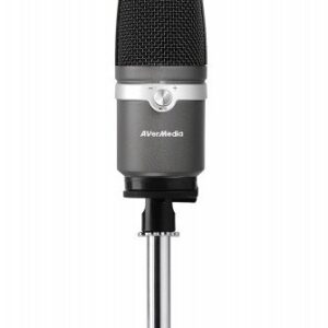 AVerMedia AM310 Micrófono para PC Negro, Plata