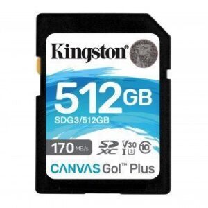 Kingston Technology Canvas Go! Plus memoria flash 512 GB SD Clase 10 UHS-I