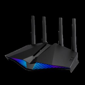 ASUS RT-AX82U router inalámbrico Doble banda (2,4 GHz / 5 GHz) Gigabit Ethernet Negro