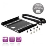 Ewent EW7007 panel bahía disco duro 8,89 cm (3.5") Negro - Imagen 2