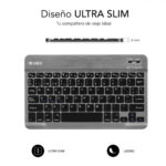 SUBBLIM Teclado Bluetooth Smart BT Keyboard Grey - Image 3