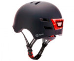YOUIN CASCO CON LED FRONTAL Y TRASERO NEGRO   (TALLA M) - Imagen 3