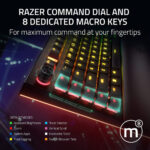 TECLADO RAZER BLACKWIDOW V4 PRO GREEN SWITCH (USA) (RZ03-04680100-R3M1) - Imagen 3