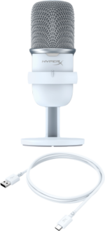 HyperX SoloCast - USB Microphone (White) Blanco Micrófono para videoconsola - Imagen 7