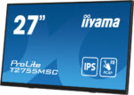 MONITOR IIYAMA 27" IPS BONDED PCAP 10P TOUCH, 1920X1080, FLAT BEZEL FREE GLASS FRONT, HDMI, DISPLAYPORT, 360CD/M², USB HUB 2X 3.2, SPEAKERS, BUILT-IN WEBCAM & MICROPHONE, BOOKSTAND (T2755MSC-B1) - Imagen 5