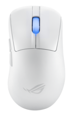 ASUS ROG Keris II Ace Wireless AimPoint White ratón mano derecha RF Wireless + Bluetooth + USB Type-A Óptico 42000 DPI