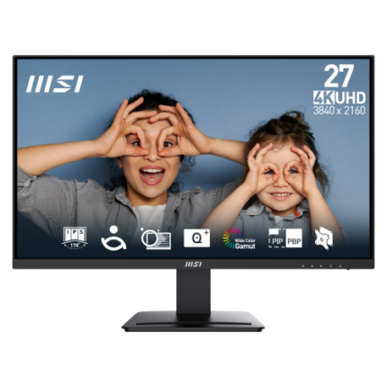 MSI Pro MP273U pantalla para PC 68,6 cm (27") 3840 x 2160 Pixeles 4K Ultra HD Negro