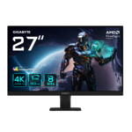 GIGABYTE GS27U 27” Monitor de juegos UHD - 3840 x 2160 (UHD), 160Hz, 1ms, 350 cd/m², Display HDR400, HDMI 2.1, DisplayPort 1.4