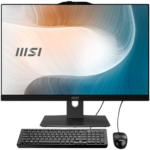 MSI AIO MODERN AM272P 1M-888ES. 27" IPS LED FHD. I7-150U.  INTEL IRIS XE GRAPHICS. DDR5 16GB (8GB*2). 512G M.2 PCIE SSD. W11 PRO. NEGRO