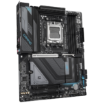 GIGABYTE Placa Base X870 GAMING X WIFI7 - Compatible con CPUs AMD Ryzen 9000, 16+2+2 fases VRM, hasta 8000MHz DDR5 (OC), 1xPCIe 5.0 + 3xM.2, Wi-Fi 7, LAN 2.5GbE, USB 3.2 Gen 2x2 - Imagen 3
