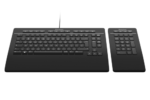 3Dconnexion Keyboard Pro with Numpad teclado Oficina USB + RF Wireless + Bluetooth QWERTZ Alemán Negro - Imagen 2