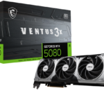 MSI VENTUS GeForce RTX5080 16G 3X OC NVIDIA GeForce RTX 5080 16 GB GDDR7