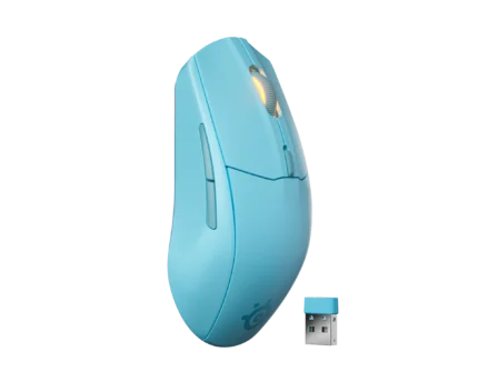 RATON STEELSERIES - RIVAL 3 WIRELESS GEN. 2 AQUA (62526)
