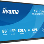 MONITOR INTERACTIVO IIYAMA 86" EDLA, ANDROID 14, 8/128GB, 40-P,3840X2160,UHD,MM 2X 20W,VGA,HDMI 2X /1XOUT, 2X USB-C,MINI-JACK OPTICAL OUT,USB TOUCH, 400CD/M2,LANDSC MODE,MEDIA PLAY USB, AG,LAN,RS232C,IIWARE,WIFI/BT,VESA 800X600,SLOT OPC (TE8612MIS-B4