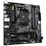 GIGABYTE B550M DS3H R2 Placa base - Procesadores AMD Ryzen 5000, VRM de 5+3 fases, hasta 4733 MHz DDR4 (O.C.), 1x M.2 PCIe 4.0 + 1x M.2 PCIe 3.0, LAN 1 GbE, USB 3.2 Gen 1 - Imagen 3