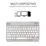 SUBBLIM Teclado Bluetooth Smart BT Keyboard Silver - Imagen 2