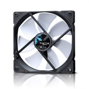 Fractal Design Dynamic X2 Carcasa del ordenador Ventilador 14 cm Negro, Blanco