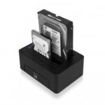 Ewent EW7014 base de conexión para disco duro Negro