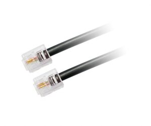 ClearOne 830-158-011L cable de serie Negro 7,6 m RJ-45