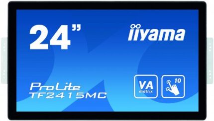 iiyama ProLite TF2415MC-B2 pantalla para PC 60,5 cm (23.8") 1920 x 1080 Pixeles Full HD VA Pantalla táctil Multi-usuario Negro