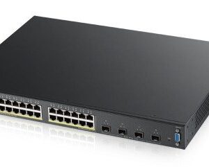 Zyxel XGS2210-28HP Gestionado L2 Gigabit Ethernet (10/100/1000) Energía sobre Ethernet (PoE) 1U Negro