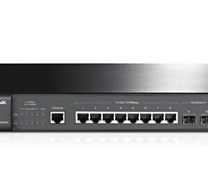 TP-LINK SWITCH ADMINISTRADO JETSTREAM™ 8 PUERTOS GIGABIT L2 + 2 RANURAS SFP, OMADA SDN CONTROLLER