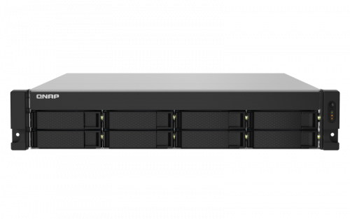 QNAP TS-832PXU NAS Bastidor (2U) Ethernet Aluminio, Negro AL324