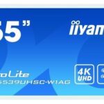 iiyama ProLite TF5539UHSC-W1AG monitor pantalla táctil 139,7 cm (55") 3840 x 2160 Pixeles Multi-touch Multi-usuario Blanco