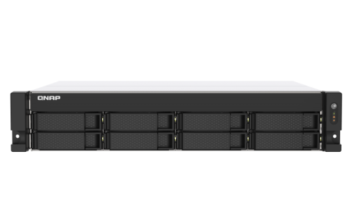 QNAP TS-873AEU-4G unidad de disco multiple 64 TB Bastidor (2U) Negro