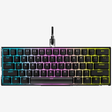 Corsair K65 RGB MINI teclado USB QWERTY Inglés, Español Negro