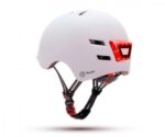 YOUIN CASCO CON LED FRONTAL Y TRASERO BLANCO   (TALLA M) - Imagen 3
