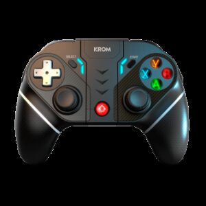 Krom KEXAL Negro, Rojo, Blanco Bluetooth/USB Gamepad Analógico/Digital Android, Nintendo Switch, PC, iOS
