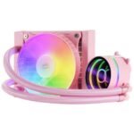 Mars Gaming ML-ONE120 Rosa Refrigeración Líquida CPU TDP 200W Espejo Infinito Ventilador FRGB Silencioso Multisocket Universal - Imagen 3