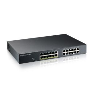 ZYZEL ZYXEL GS1915-24EP, 24-PORT GBE, 12 PORT POE, 130 WATT 802.3AT, RACKMOUNT Y DESKTOP, SIN VENTILADOR, SMART HYBRID MODE SWITCH, STANDALONE O NEBULAFLEX CLOUD (GS1915-24EP-EU0101F)