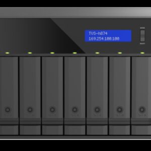 QNAP TVS-h874 NAS Torre Ethernet Negro i5-12400