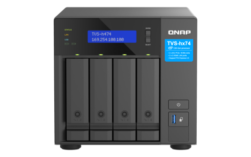 QNAP TVS-H474 NAS Torre Ethernet Negro G7400